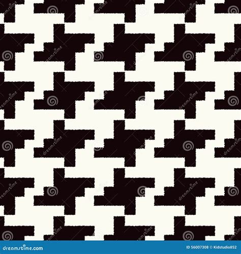 Seamless Black White Checkered Pattern