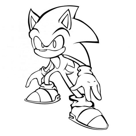 Dibujos De Sonic Para Colorear Faciles Find Gallery