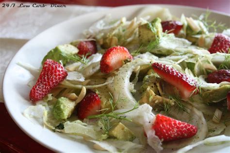 It Is Salad Season Try This Fennel Strawberry And Avocado Salad For A Taste Of Summer Low