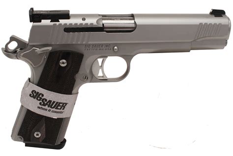 Sig Sauer 1911 Traditional 9mm Luger 5 Barrel 10 Round Stainless Steel