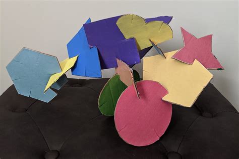 Art Activity Geometric Cardboard Sculptures Halsey Institute Of