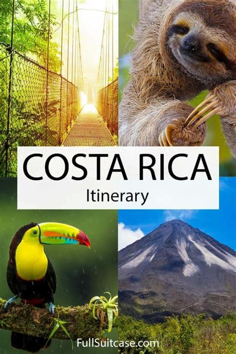 Costa Rica Itinerary See The Best Places In 2 Weeks Map And Tips
