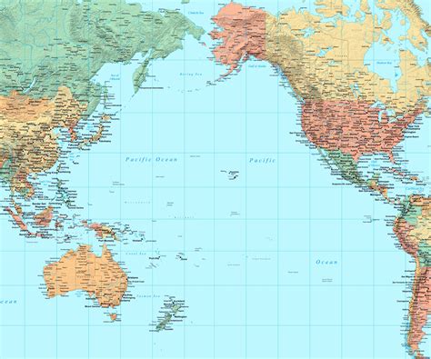 Printable World Map Pacific Centered Printable Maps Photos Porn Sex