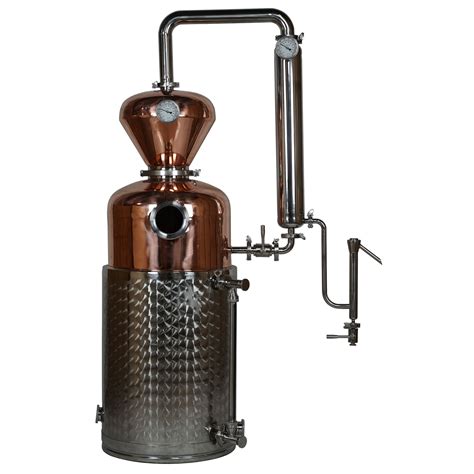 26 Gallon Copper Pot Still with Whiskey / Brandy Helmet and Jacketed ...