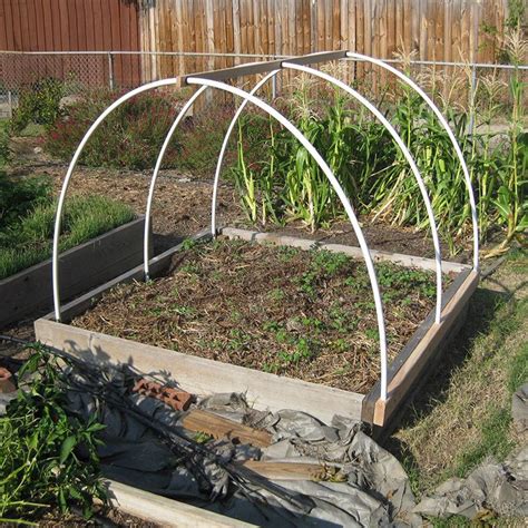 Hoop House Style Raised Bed Frost Protection Building A Raised Garden Vegetable Garden Raised