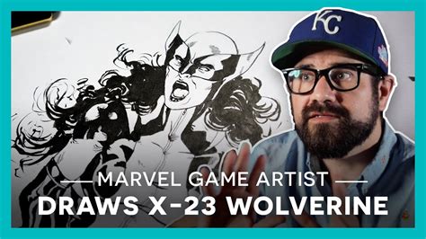 Marvel Game Artist Draws X 23 Wolverine Youtube