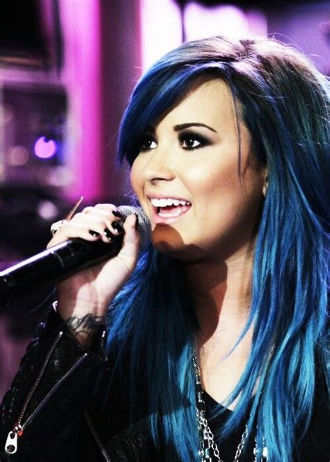 The soundtrack was released on august 10, 2010, following four single releases. Blue hair Demi Lovato 💋 | Demi lovato blue hair, Demi ...