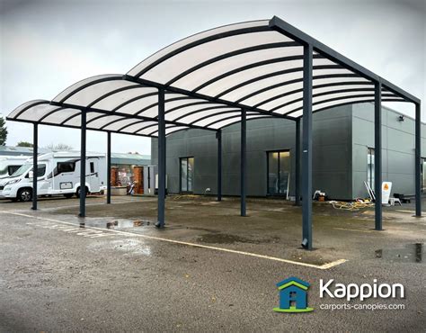Motorhome Handover Canopy Installed In Cheshire Kappion Carports