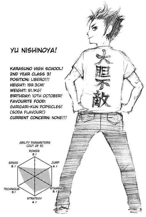 Characters that have not appeared in the anime are represented with art from the manga. Image result for haikyuu character profiles | Haikyuu ...