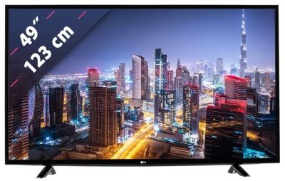 Benachrichtigt mich, sobald es neue fernseher (42 bis 60 zoll) angebote gibt. 49 Zoll UltraHD Fernseher LG 49UH603V mit Triple Tuner nur ...