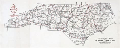 Road Map Of Virginia And North Carolina 8cf