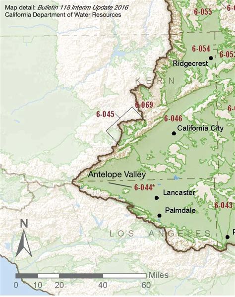 Antelope Valley Area Map