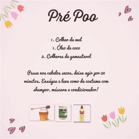 Hoje Trago A Minha Receita De Pr Poo Para Compartilhar Com Voc S