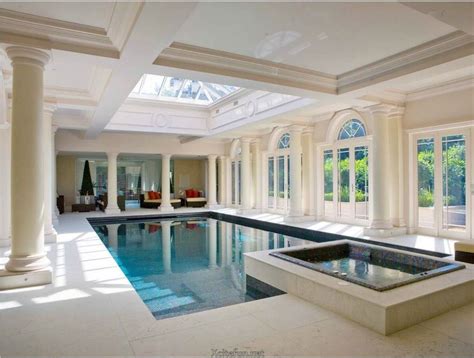 Cool And Stylish Residential Indoor Pools