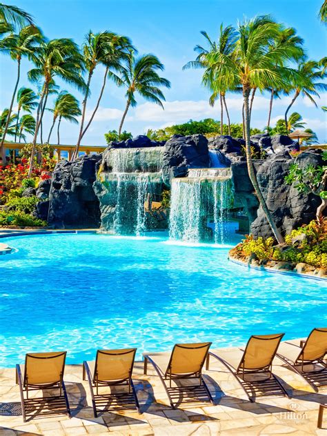 Swim Under The Waterfall To Reach The Water Slide And Whirlpool At Kona