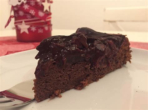 Schoko- Kirsch - Kuchen ohne Mehl und Zucker von Uliack