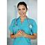 Smiling Hispanic Nurse In Scrubs  Stock Photo Dissolve