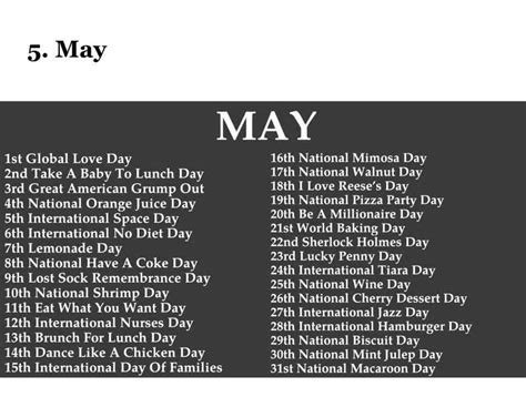 National Holiday Calendar Silly Holidays Random Holidays Special