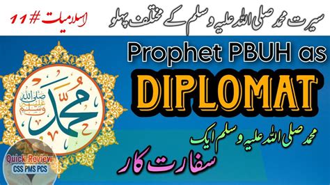 Diplomacy Of Prophet Muhammad PBUH Explained Prophet Muhammad PBUH As