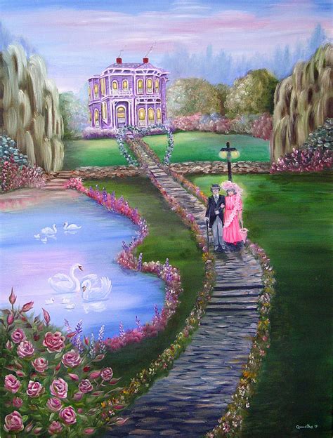 Victorian Romance 2 Painting By Quwatha Valentine Fine Art America