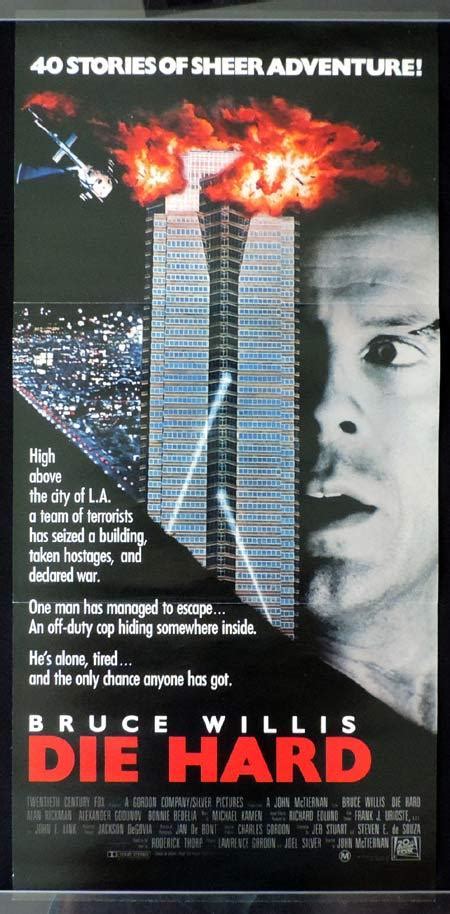 Die Hard Original Daybill Movie Poster Bruce Willis Moviemem Original