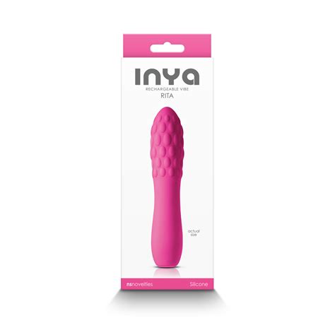 Buy The Inya Rita 10 Function Rechargeable Silicone Massager In Pink Ns Novelties