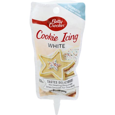 Betty Crocker Cookie Icing White Decorating Frosting Toppings