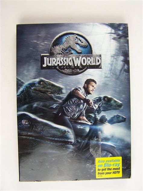 Jurassic World Dvd Chris Pratt Bryce Dallas Howard Judy Greer