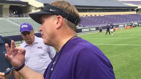 Gary Patterson Gives Update On Tcu S Qb Battle Youtube