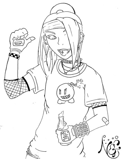 Punk Coloring Pages For Adults Coloring Pages