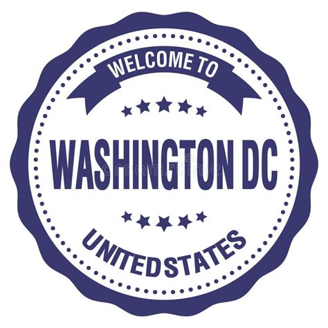 Welcome To Washington Dc Usa United States Card And Letter Design