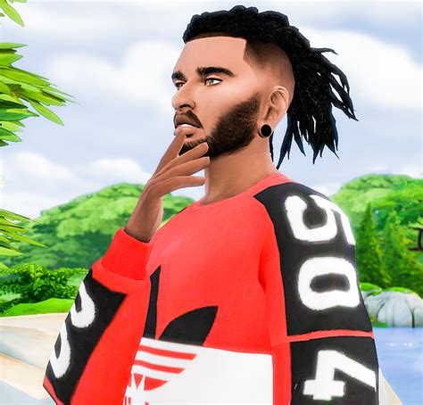 Ebonix 👻 Naz Locs 👻 Sims 4 Black Hair Sims 4 Hair Male Sims Hair