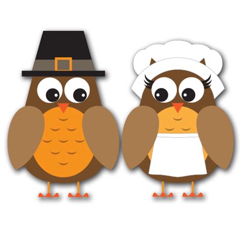 Pilgrim Owls Clip Art Svg Thanksgiving Clip Art Owl Clip Art Clip Art