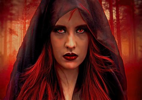 1366x768px 720p Free Download Red Witch Fantasy Woods Red Hair