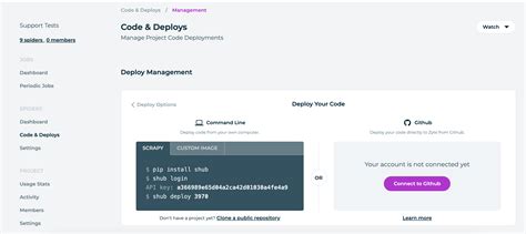 Deploying A Project From A Github Repository Zyte