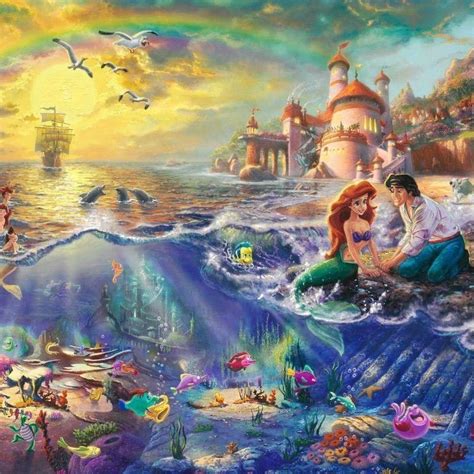 10 Latest Thomas Kinkade Disney Dreams Collection Wallpaper Full Hd