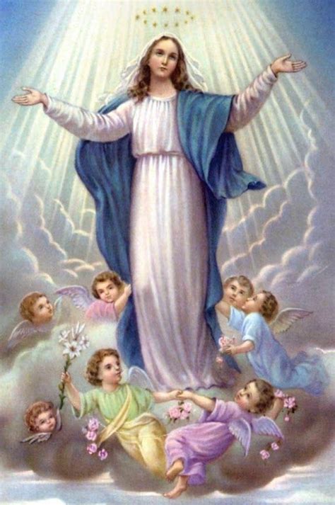 Maria, imagem e início da igreja do futuro. ASSUNÇÃO DE NOSSA SENHORA AO CÉU | Assunção de nossa ...