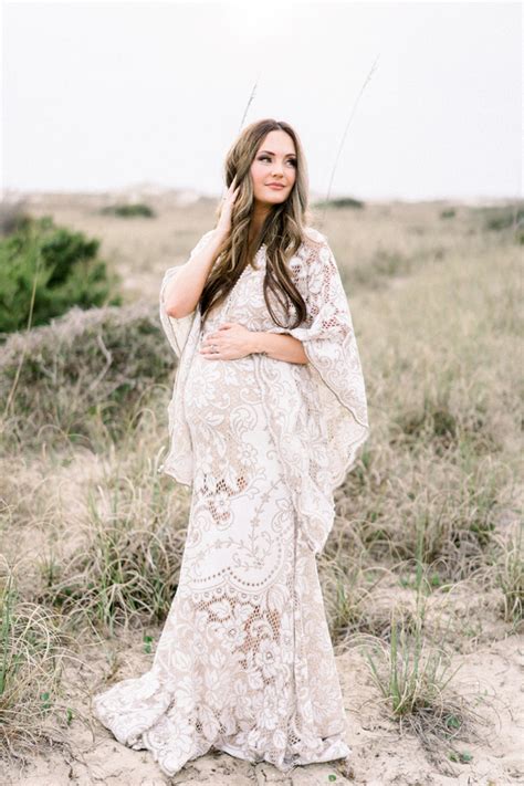 Lace Maternity Dress Bohemian Maternity Dress