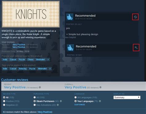 Arzolas Dev Blog New Steam Review System Its Nice