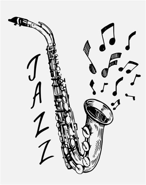 Dessin Saxophone Vectoriels Et Illustrations Libres De Droits Istock