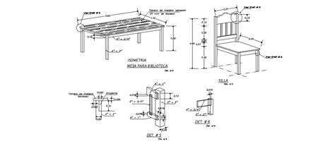 Table And Chair Elevation Plan And Auto Cad Details Dwg File Cadbull