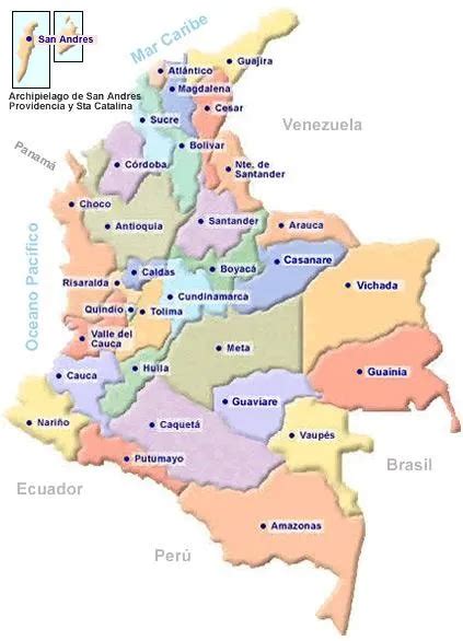Croquis Division Politica De Colombia Imagui
