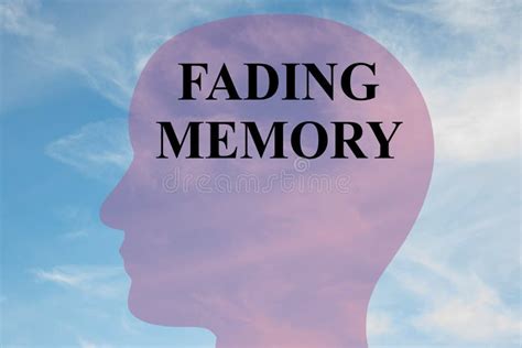 Fading Memory Mental Concept Stock Illustration Illustration Of