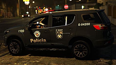 Policiais Do Baep Em Qru Noturna Gta V Pmesp Gta Policial