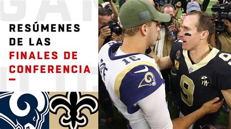 Tom brady, con 553, pasa a brett favre como el segundo jugador con más pases de touchdown en la historia de la nfl. Rams vs. Saints Resúmenes de Finales de Conferencia | NFL ...