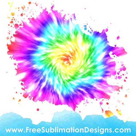 Free Sublimation Print Love Tie Dye Hippie Sublimation Print Png File