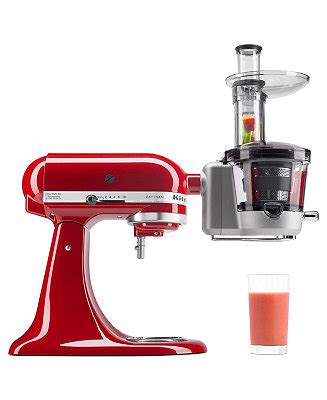 Mixer attachments, accessories, and parts from everything kitchens include beater blades, dough hooks, and mixing bowls for kitchenaid, bosch, and breville stand mixers. KitchenAid Stand Mixer Juicer Attachment KSM1JA & Reviews ...