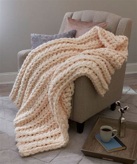 Large Hook Large Scale Crochet Throw Free Pattern Crochet Throw