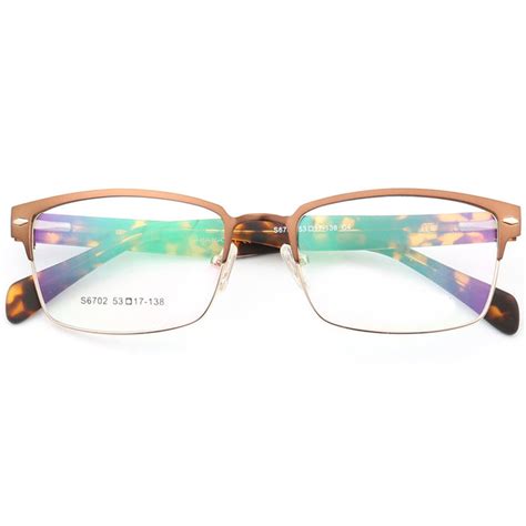 full frame mixed materials browline eyeglasses frames model s6702 — jupitoo