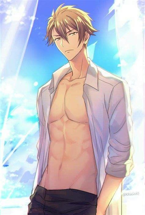 Pin By Pastel Candy On Idolish Handsome Anime Guys Anime Guys Shirtless Anime Guys
